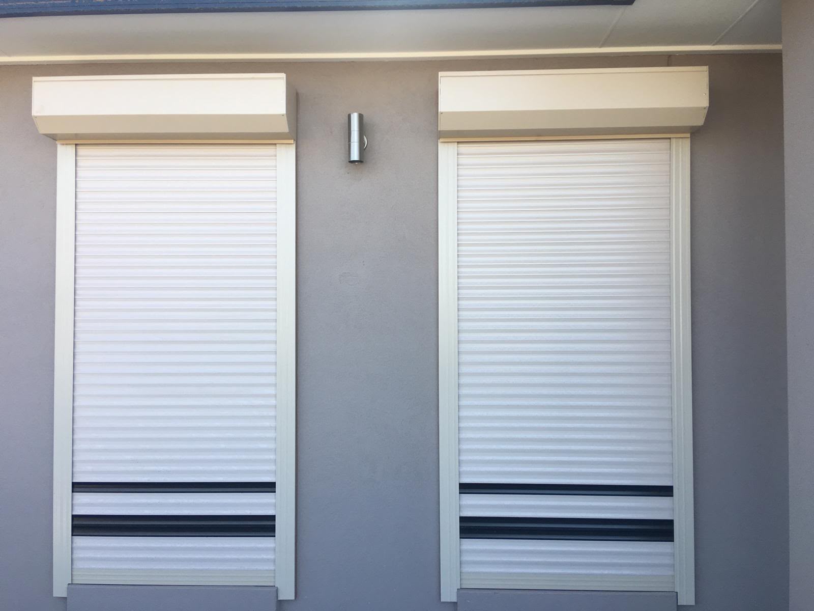 Interior shutters and curtains